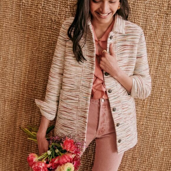 Sezane Will Jacket in Multicoloured Stripes *BNWT* - Picture 3 of 12